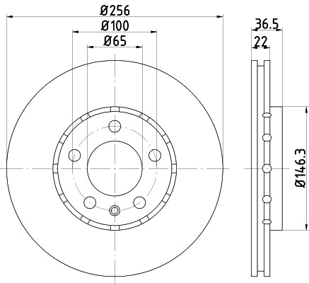NF PARTS Тормозной диск NF1699069